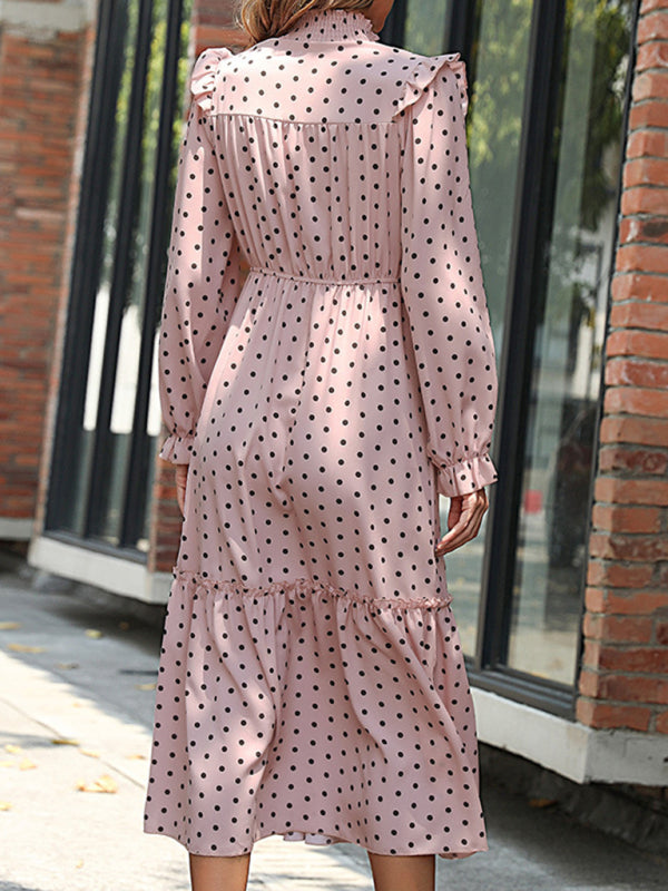 Stilla | Ærmeløs Polka Dot Kjole