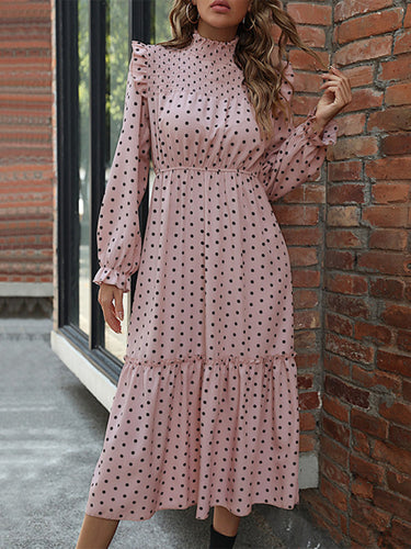 Stilla | Ærmeløs Polka Dot Kjole