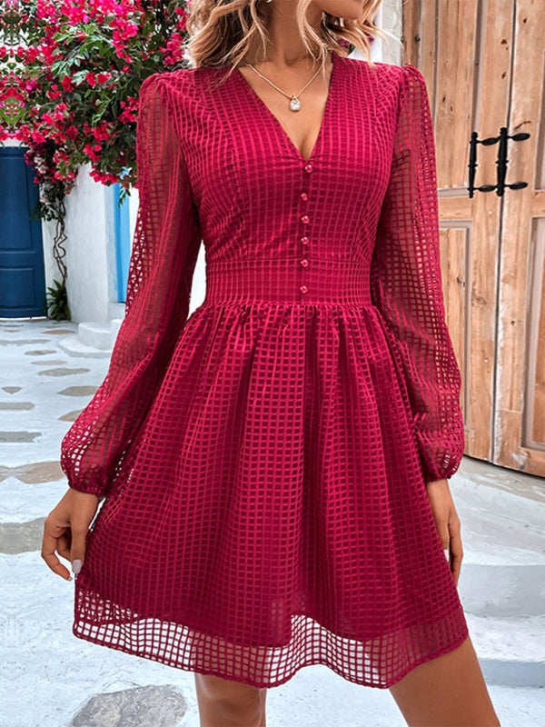 Stilla | Hollow Skirt Hot Girl a Line V - Halskjole