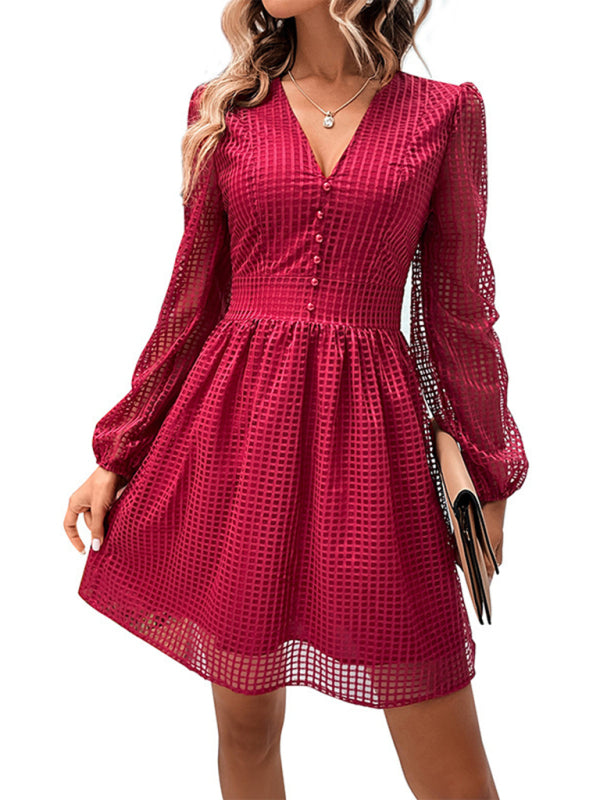 Stilla | Hollow Skirt Hot Girl a Line V - Halskjole