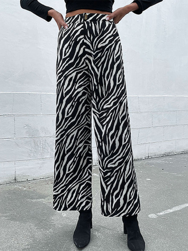 Stilla | Zebra Print Bredde Ben Bukser