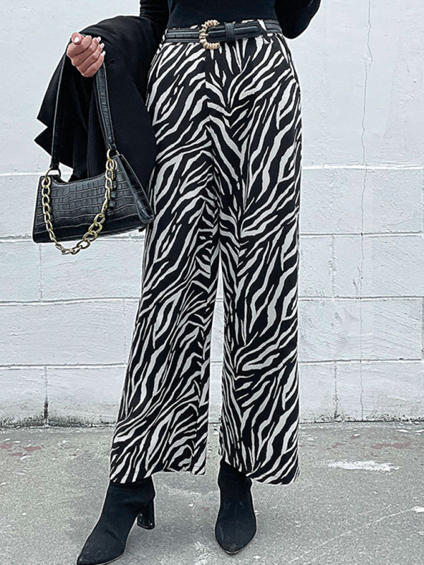 Stilla | Zebra Print Bredde Ben Bukser