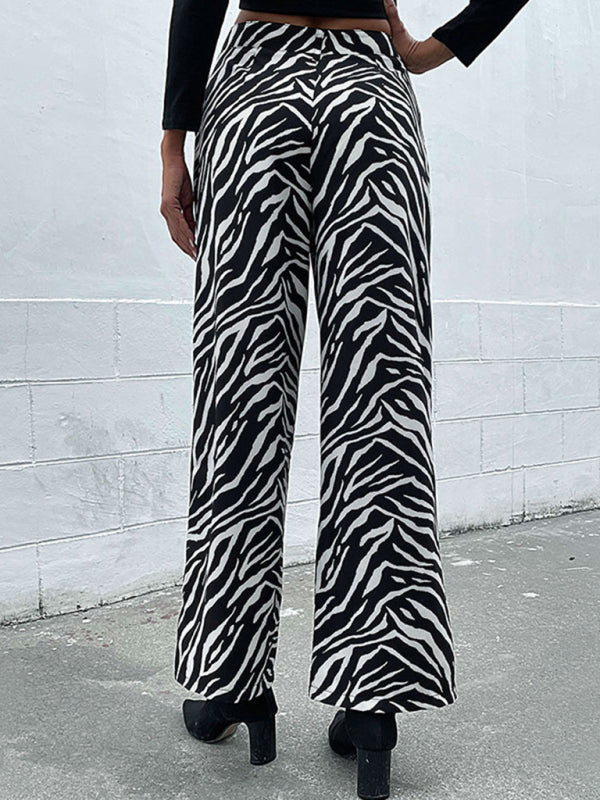 Stilla | Zebra Print Bredde Ben Bukser