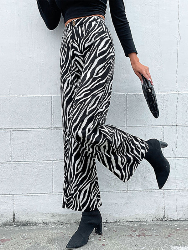 Stilla | Zebra Print Bredde Ben Bukser