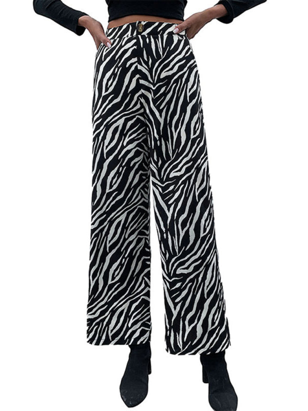 Stilla | Zebra Print Bredde Ben Bukser
