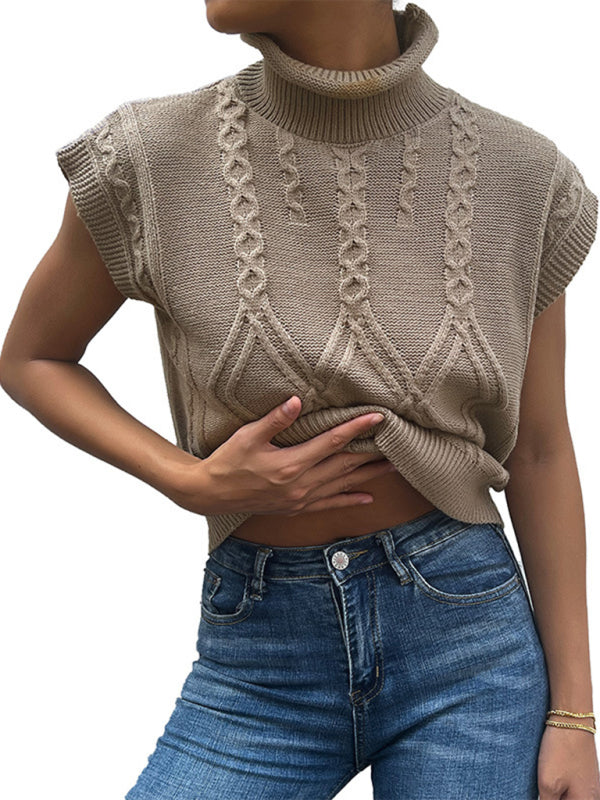 Stilla | Farve Kortærmet Turtleneck Sweater