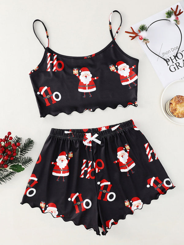Stilla | Print Stropklæde Shorts, Simple Og Casual to Stykke Hjemmeslitage