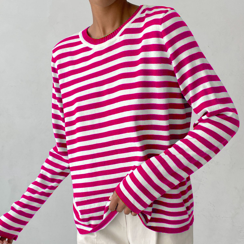 Stilla | Elegant Stribet T-Shirt