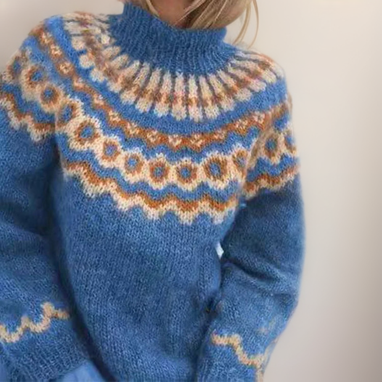 Stilla | Tykk Sweater Med Varme og Behagelig Rollenakke