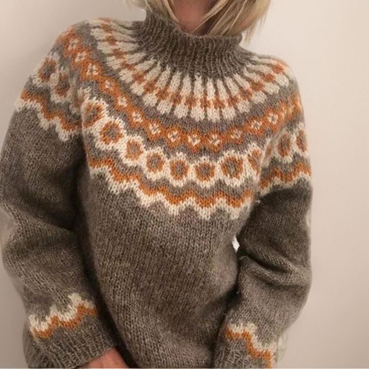 Stilla | Tykk Sweater Med Varme og Behagelig Rollenakke