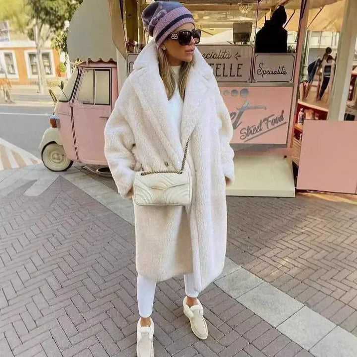 Stilla | Elegant og varm teddy bomuldsfrakke