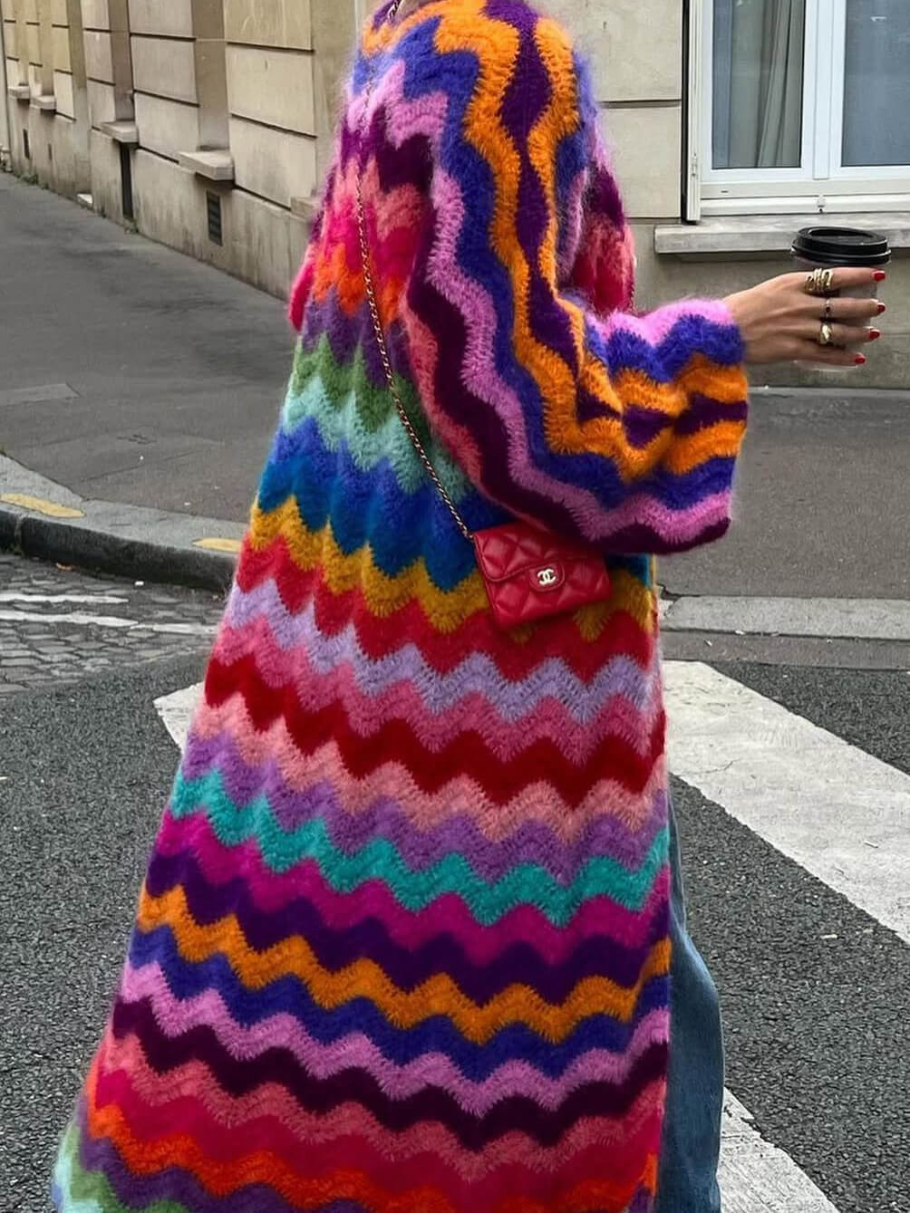 Stilla | Regnbuefarvet vest til livlige looks
