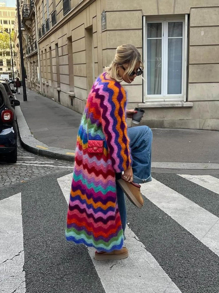 Stilla | Regnbuefarvet vest til livlige looks