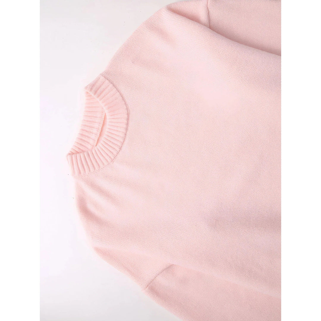 Stilla | Pullover i Blødt Strik Med Feminine Detaljer