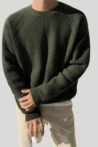 Stilla | Elegant Ribbet Pullover til Mænd