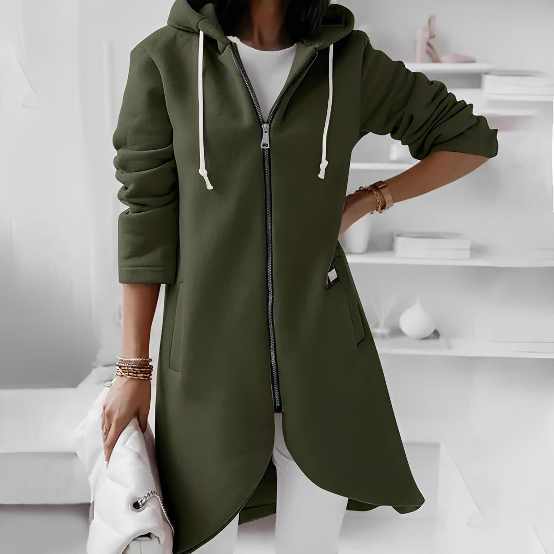 Stilla | Lang og Komfortabel Dame-Hoodie