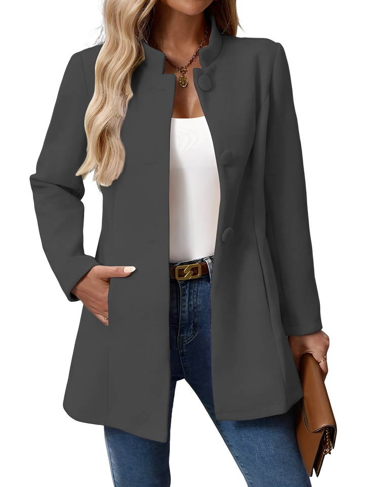 Stilla | Moderne, Figurtilpasset Damejakke med Knapper