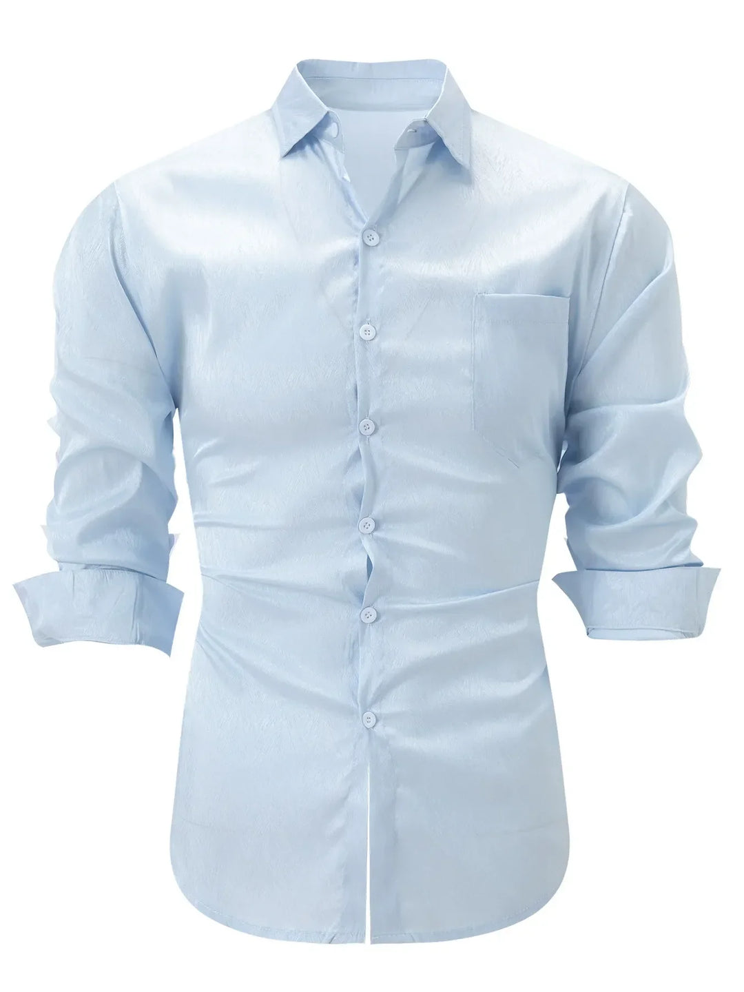 Stilla | Knapper Slim Fit Silke Fornemmelse Spids Krave Brystlomme