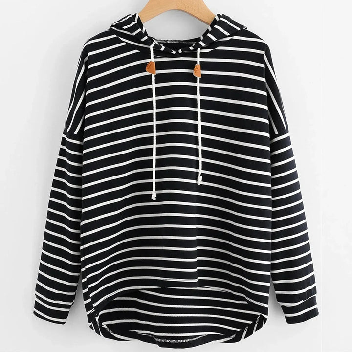 Stilla | Hættebluse Jersey Strik