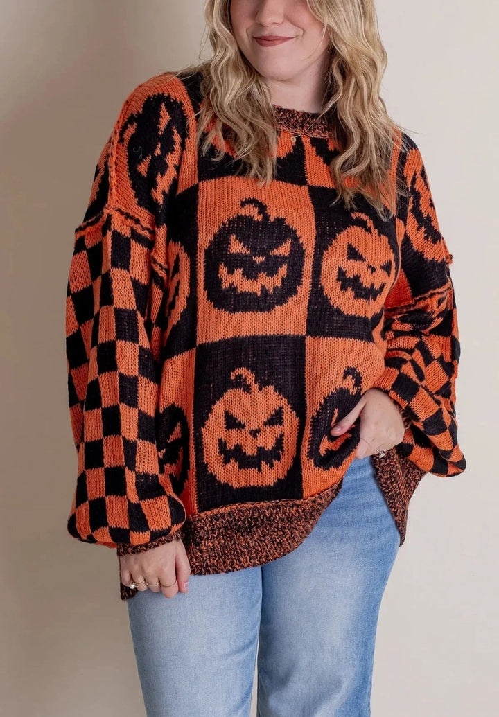 Stilla | Halloween Ternet Strik Sweater