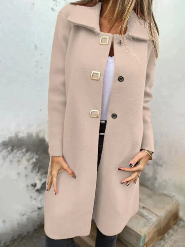 Stilla | Af uld Smal skæring Knælang Enkelt række Elegant design