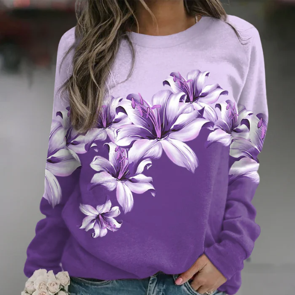 Stilla | Blødt sweatshirt med lange ærmer