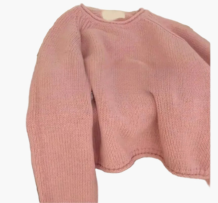 Stilla | Pullover I Fransk Stil - Loose Strikpullover til Hverdag og Fritid