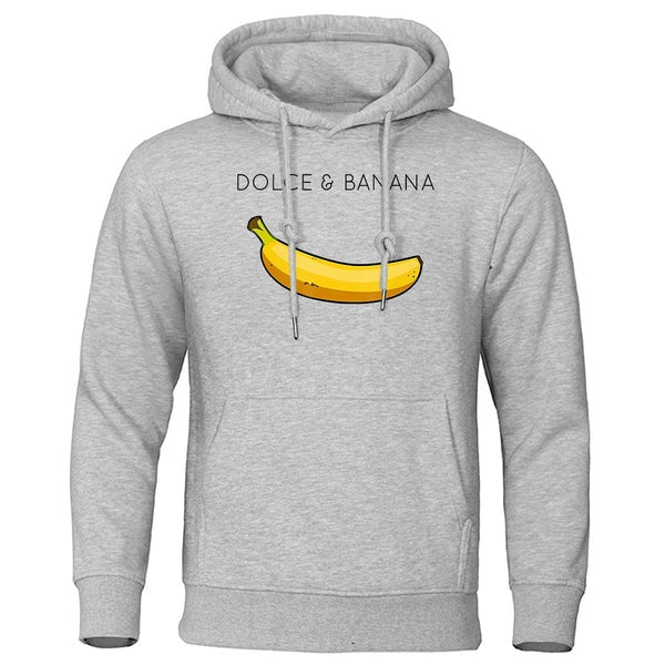 Stilla | Hoodie Afslappet Fit Bomuldsblanding Humoristisk Print