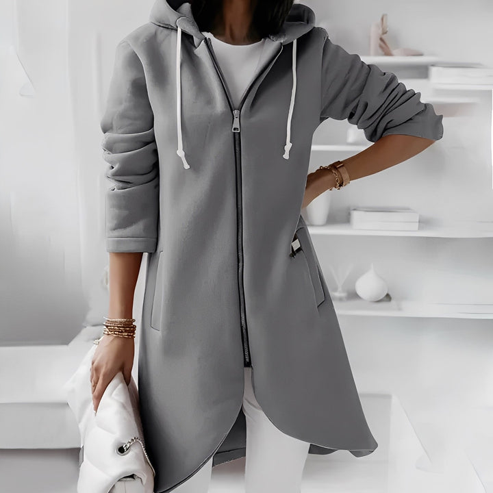 Stilla | Lang og Komfortabel Dame-Hoodie