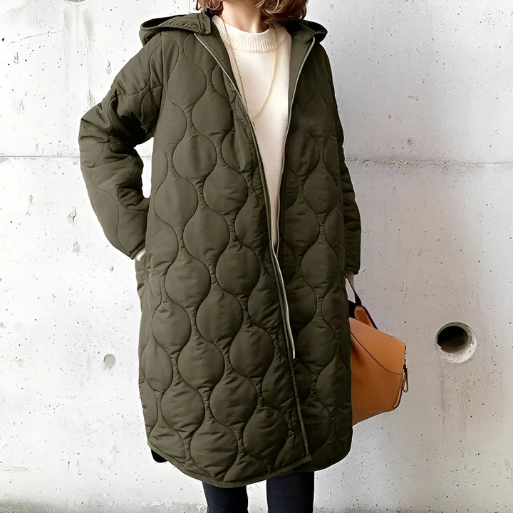 Stilla | Behagelig Parka med Hætte og Design