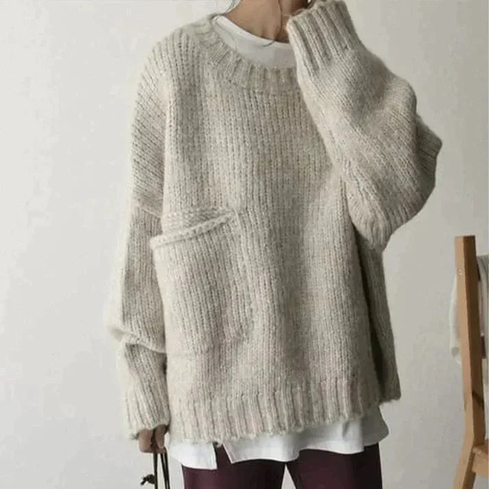 Stilla | Oversize Pullover Med Forlomme