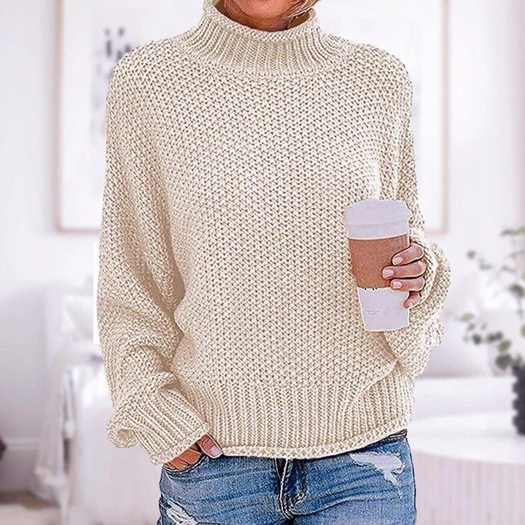 Stilla | Strikkepullover Chunky Rullekrave