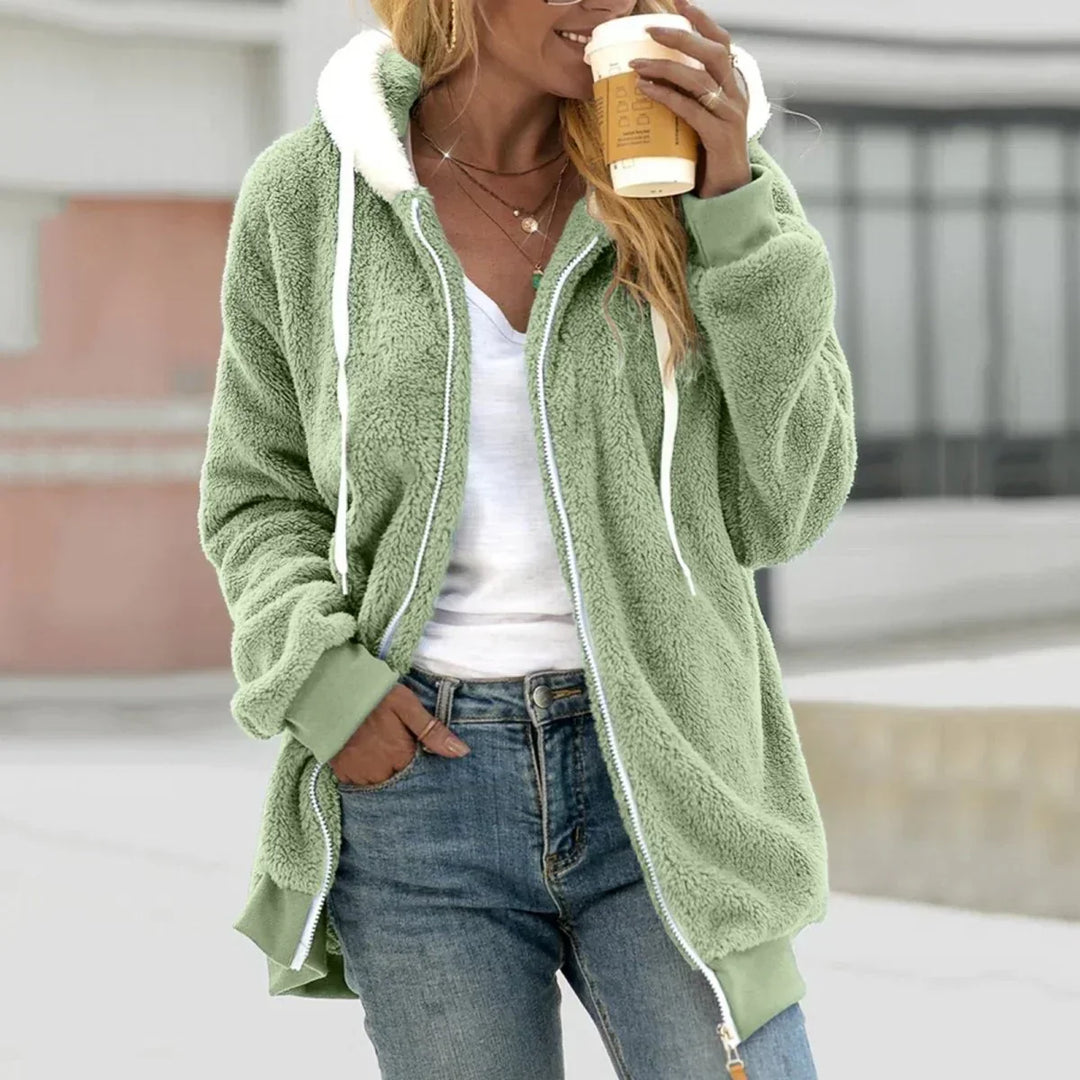 Stilla | Ekstra varm polar hoodie med lynlås