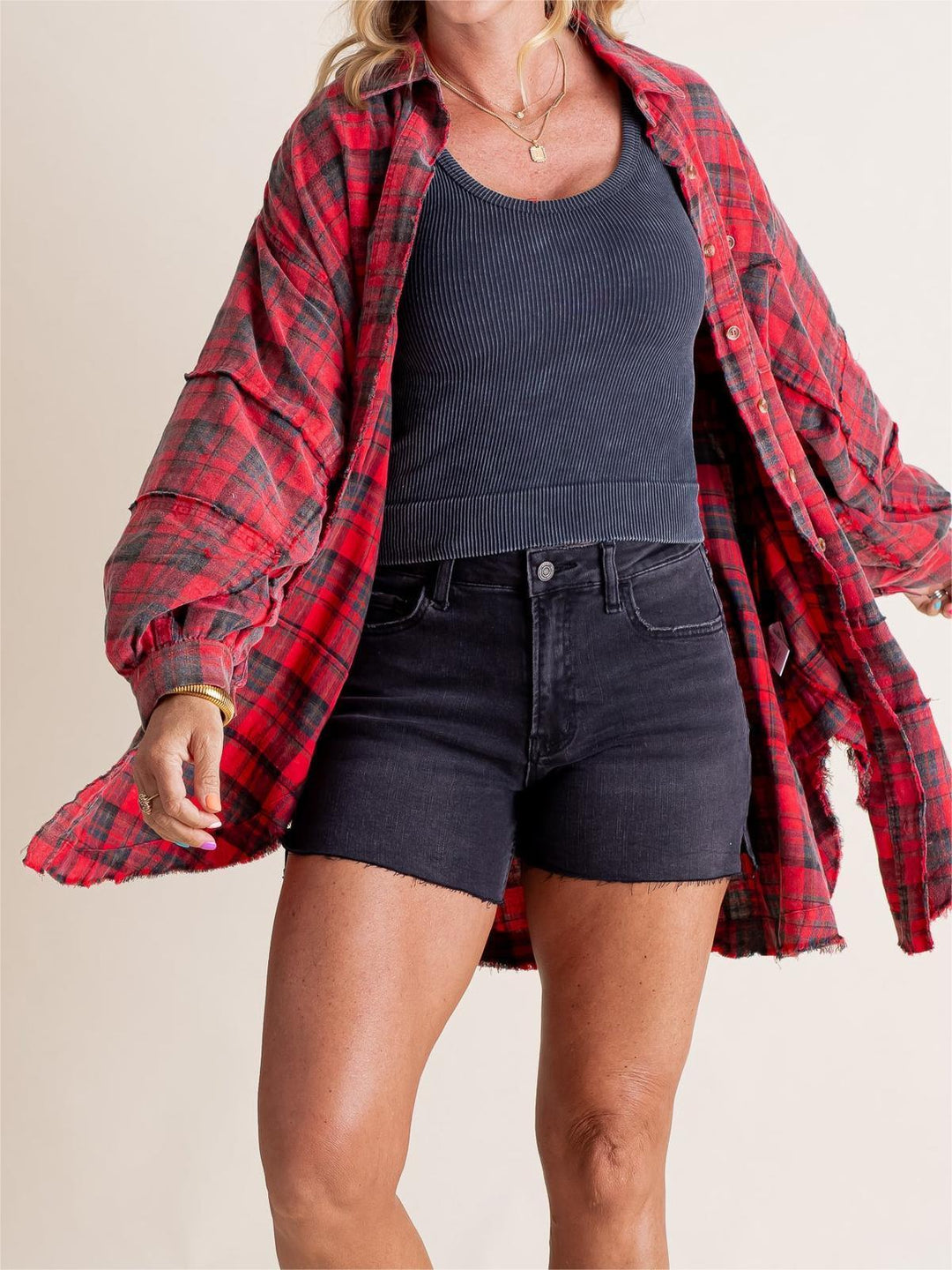 Stilla | Ternet flannelskjorte