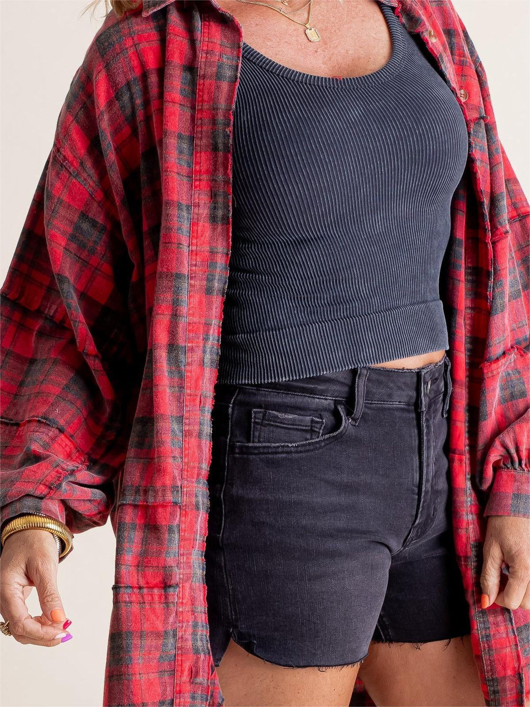 Stilla | Ternet flannelskjorte