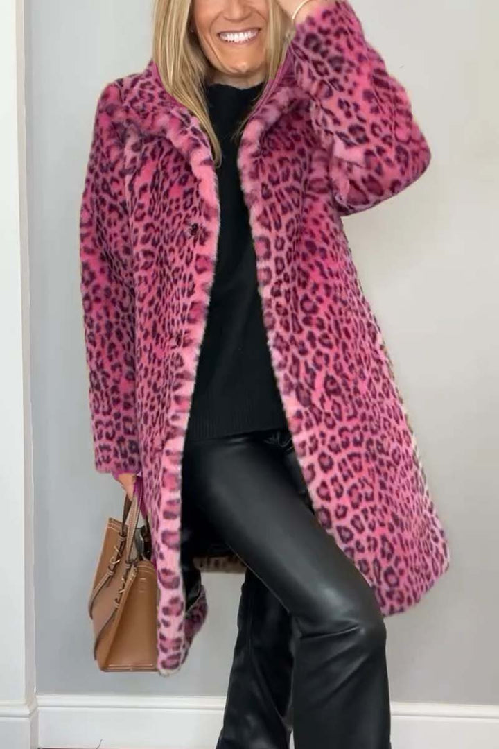 Stilla | Modet Leopardfrakke