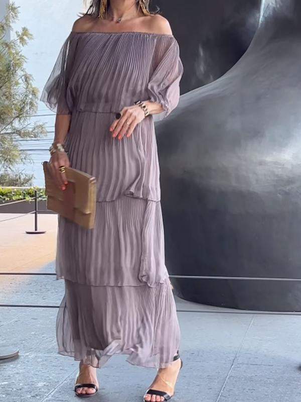 Stilla | Elegante Lang Chiffon Kagekjole