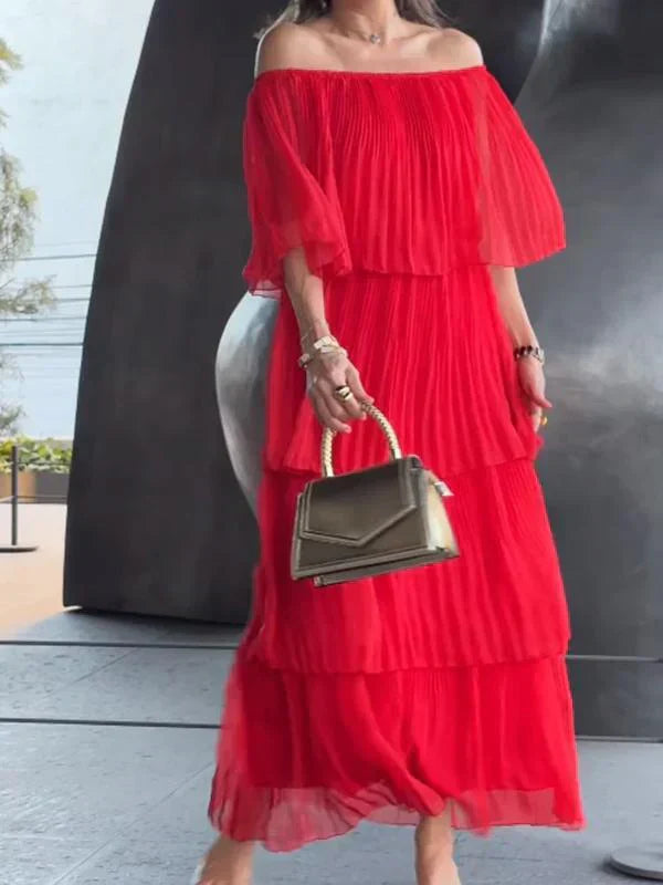 Stilla | Elegante Lang Chiffon Kagekjole