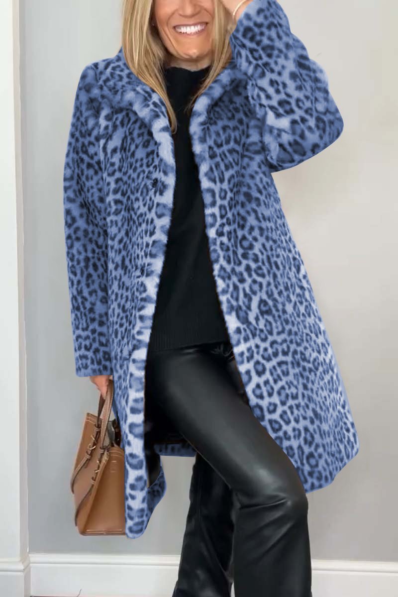 Stilla | Modet Leopardfrakke