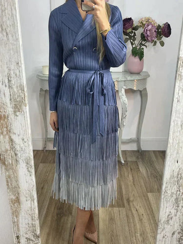 Stilla | Blondekjole Med Gradient Farver