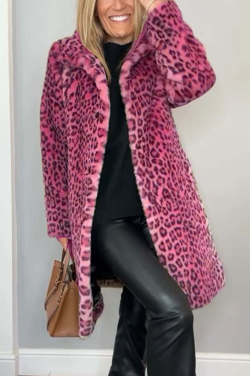 Stilla | Modisch Leopardfrakke