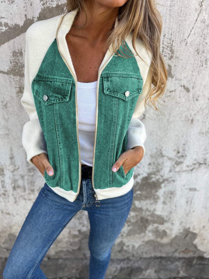 Stilla | Casual V-Hals Ykkers Jakke