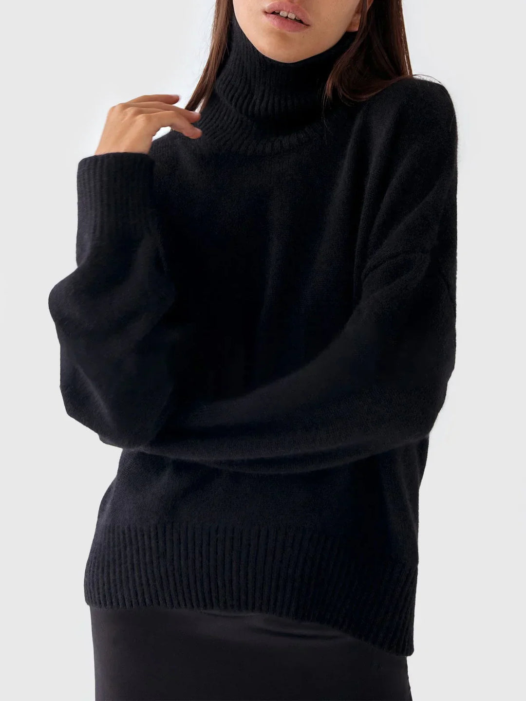 Stilla | Pull med oversize rullekrave