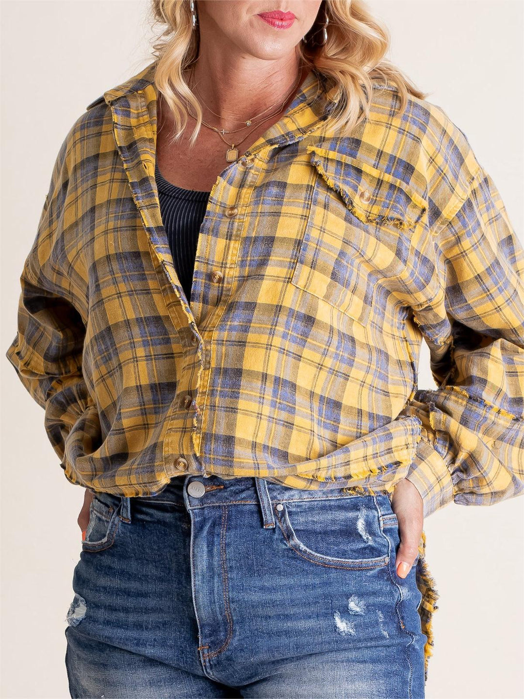 Stilla | Ternet flannelskjorte