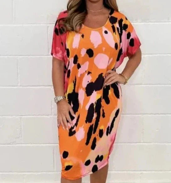 Stilla | Casual Kjole Med Leopardprint