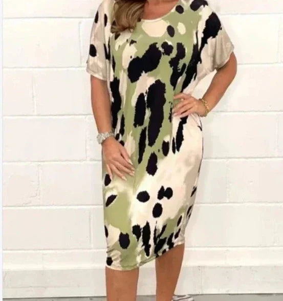 Stilla | Casual Kjole Med Leopardprint
