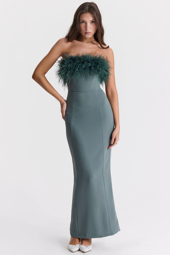 Stilla | Eucalyptus Maxi Kjole