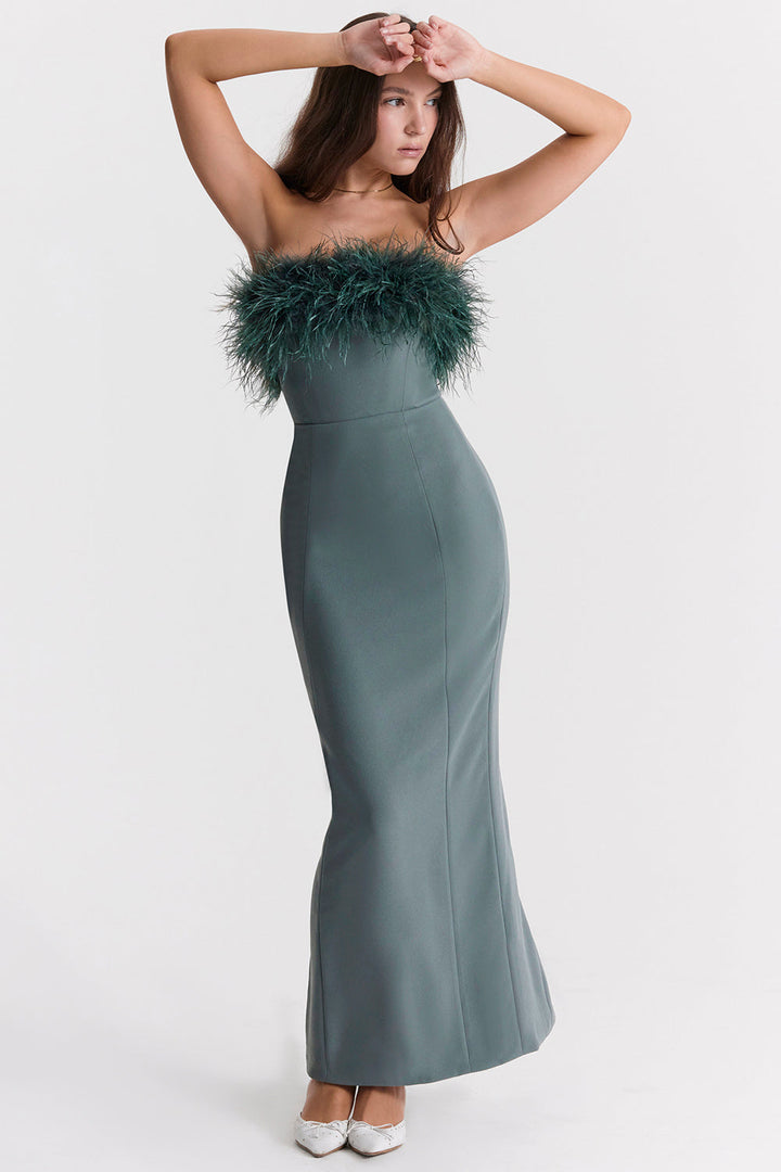 Stilla | Eucalyptus Maxi Kjole