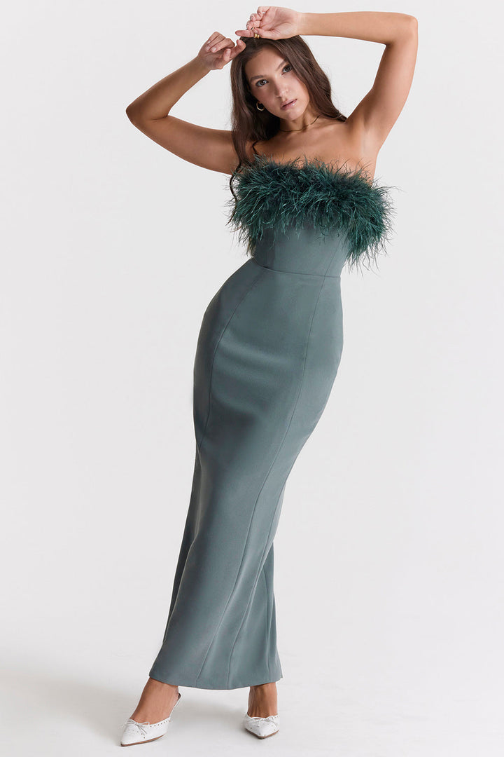 Stilla | Eucalyptus Maxi Kjole
