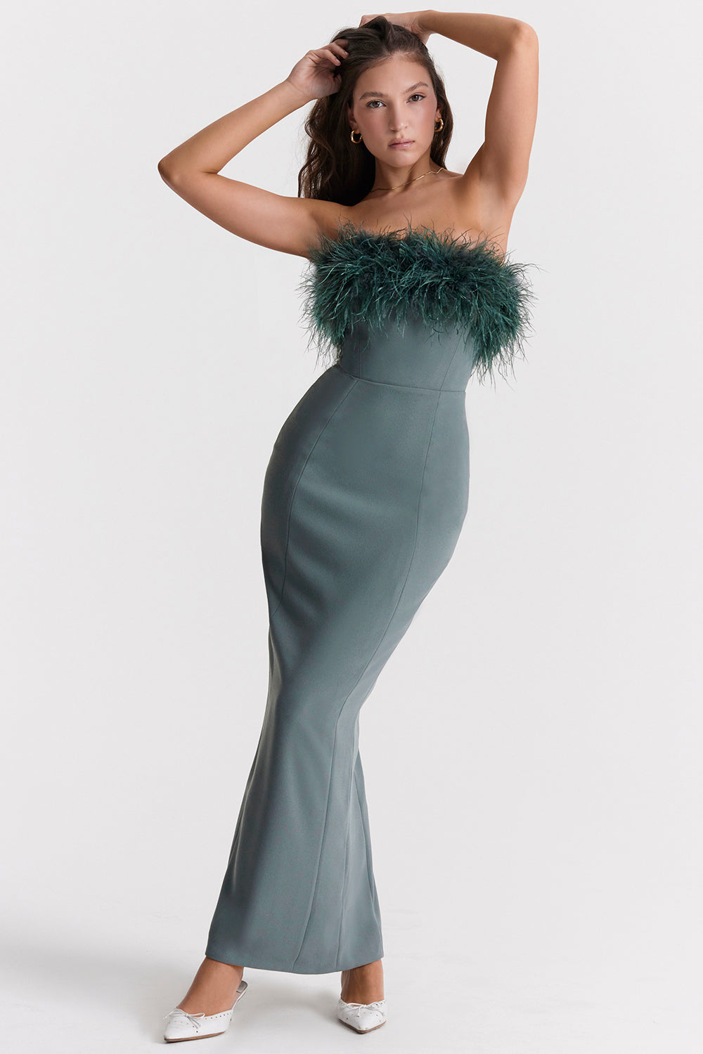 Stilla | Eucalyptus Maxi Kjole